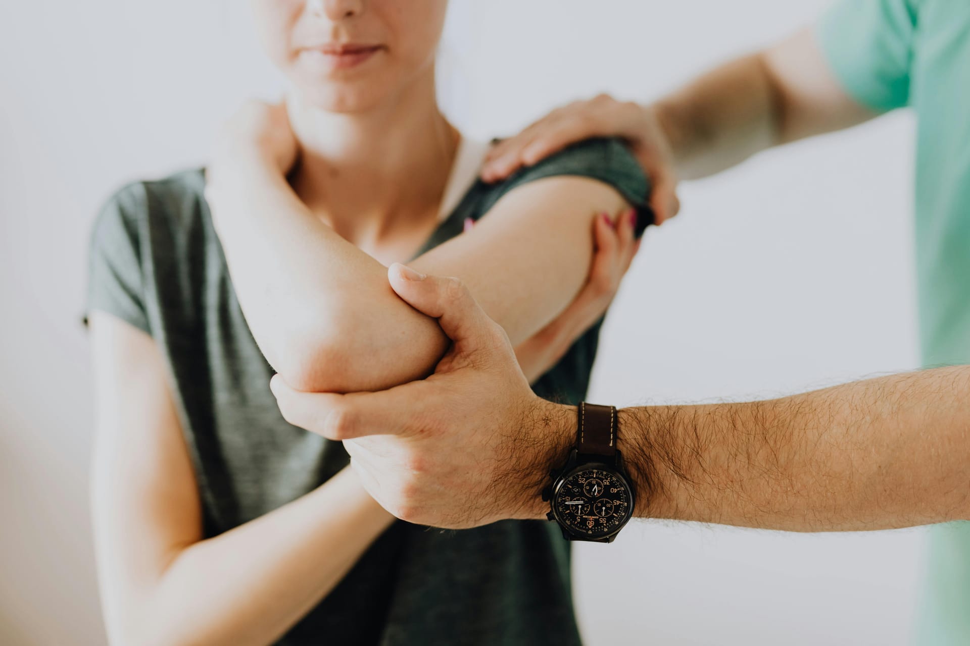 Specialist providing hands-on patient care